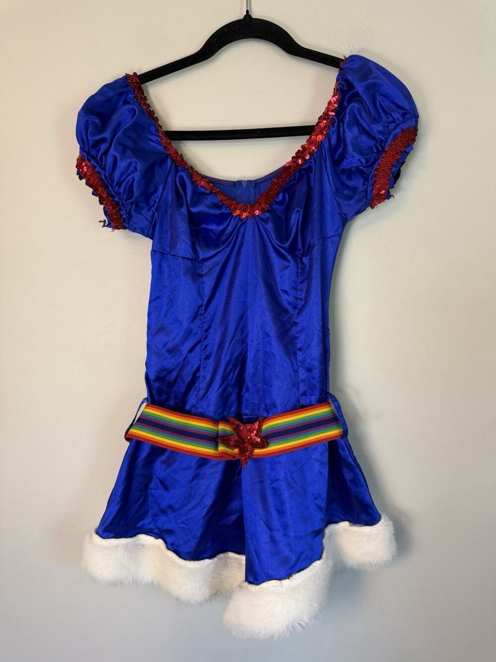Rainbow Brite Sexy Halloween Costume Women's Sz M By Leg Avenue